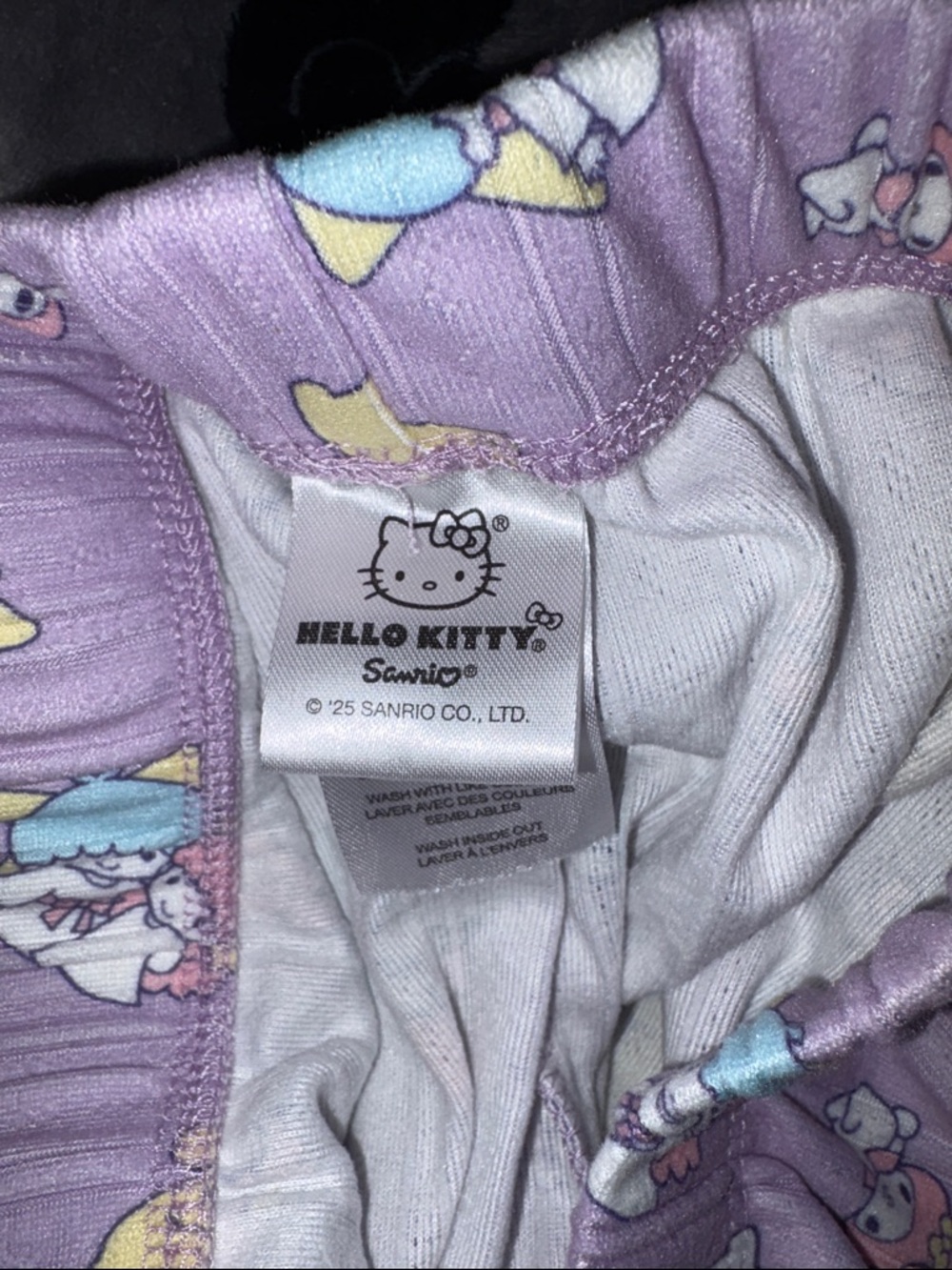 Hello Kitty Sanrio Lavender Tank & Shorts Pajama Set Pastel Character Print XL - Picture 4 of 6